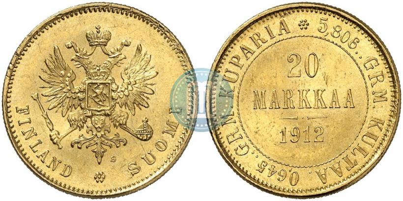 Picture 20 markkaa 1912 year S 