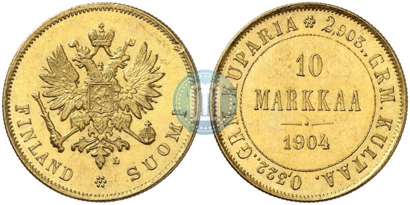 Picture 10 markkaa 1904 year L 