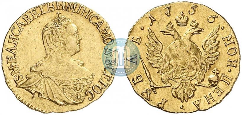 Фото 1 рубль 1756 года  