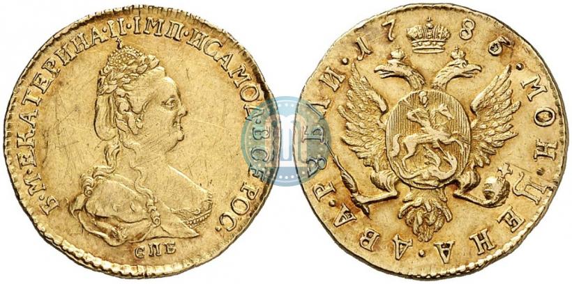 Picture 2 roubles 1785 year СПБ 