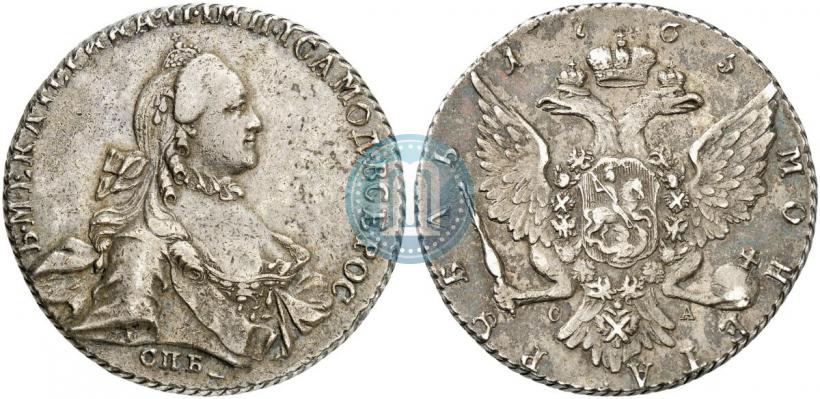 Picture 1 rouble 1765 year СПБ-СА 