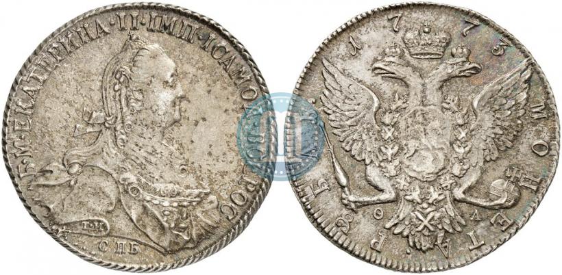 Фото 1 рубль 1773 года СПБ-ФЛ 