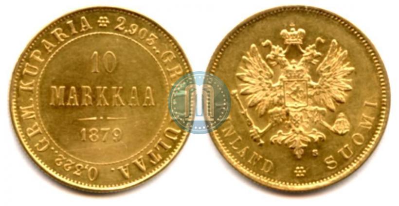 Picture 10 markkaa 1879 year S 
