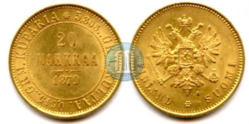 Picture 20 markkaa 1879 year S 