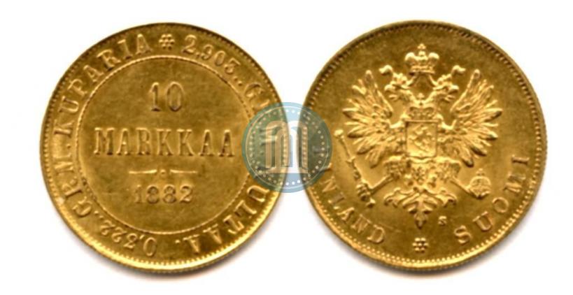 Picture 10 markkaa 1882 year S 
