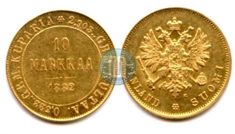 Picture 10 markkaa 1882 year S 