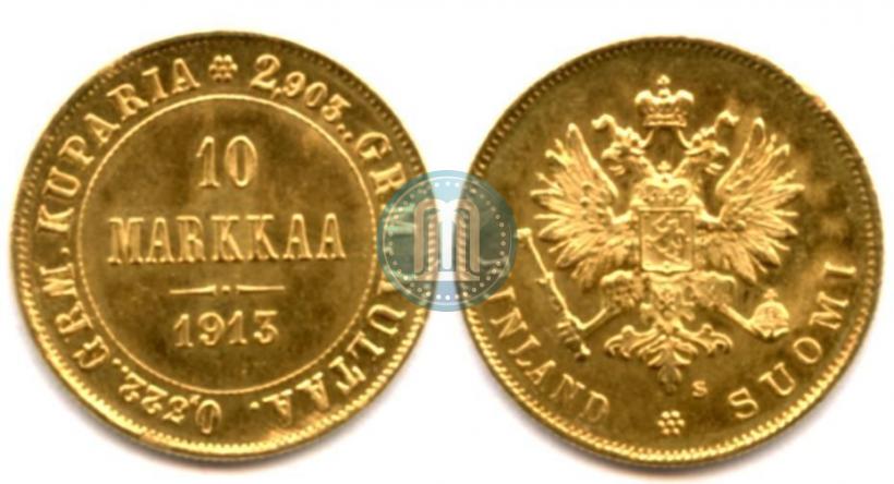 Picture 10 markkaa 1913 year S 
