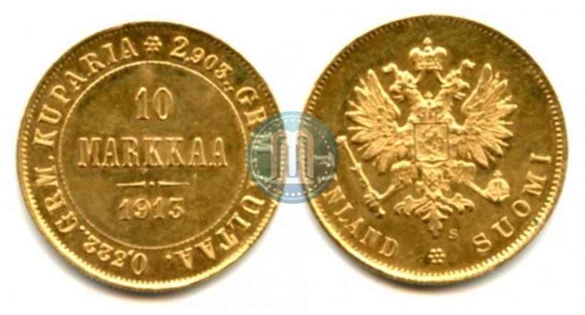 Picture 10 markkaa 1913 year S 