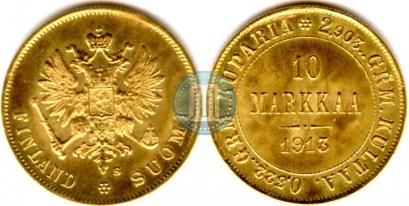 Picture 10 markkaa 1913 year S 