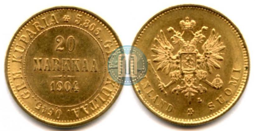 Picture 20 markkaa 1904 year L 