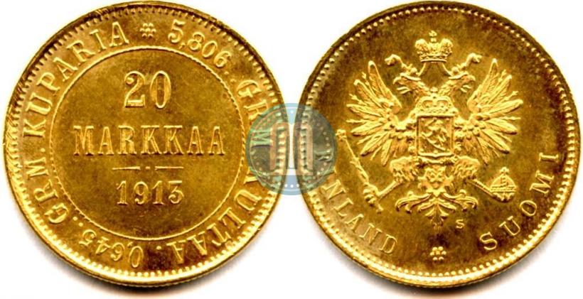 Picture 20 markkaa 1913 year S 