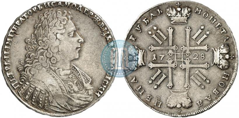 Picture 1 rouble 1728 year  "Type of 1728"
