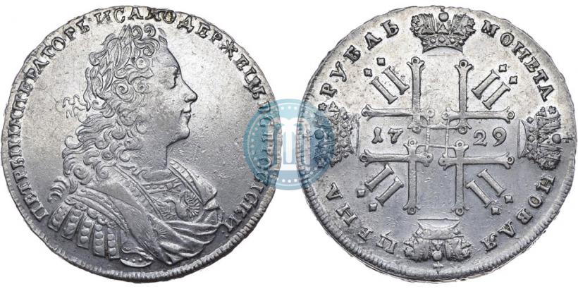 Picture 1 rouble 1729 year  "Type of 1728"