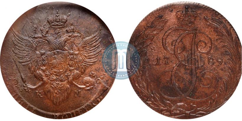 Picture 5 kopecks 1789 year КМ 