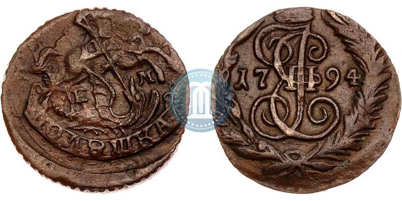 Фото Полушка 1794 года ЕМ 