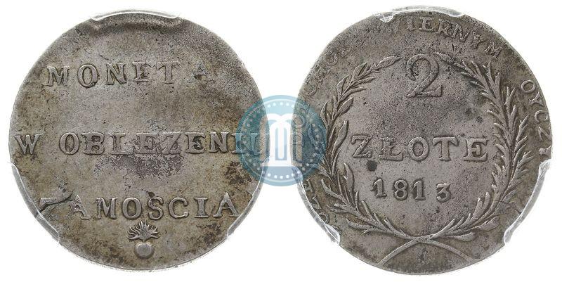 Picture 2 złote 1813 year  