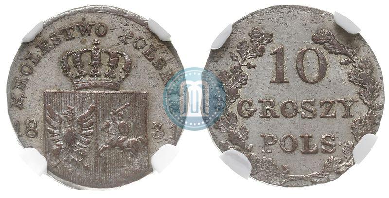Picture 10 groszy 1831 year KG "Polish uprising"