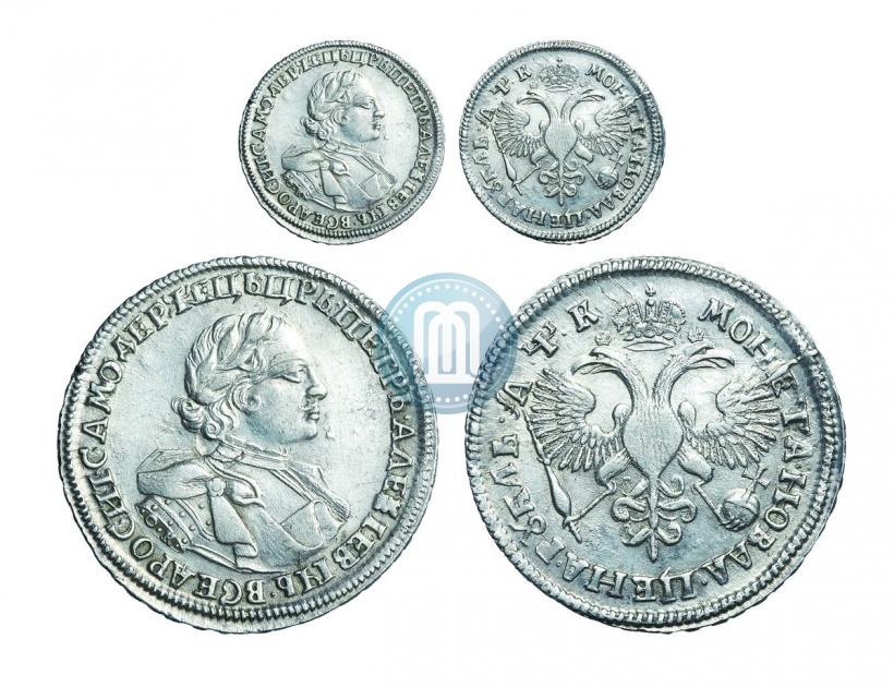 Picture 1 rouble 1720 year OK "Portrait in armour"