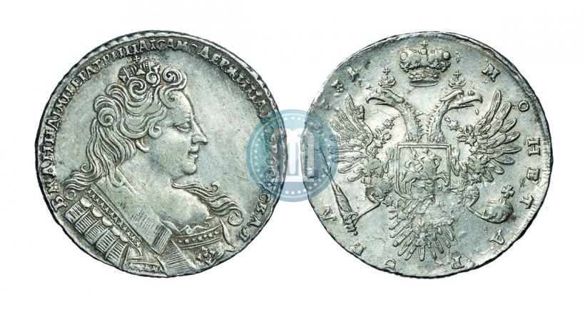 Фото 1 рубль 1731 года  