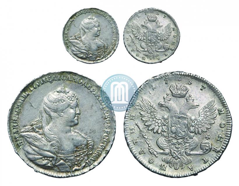 Picture Poltina 1737 year  "Moscow type"