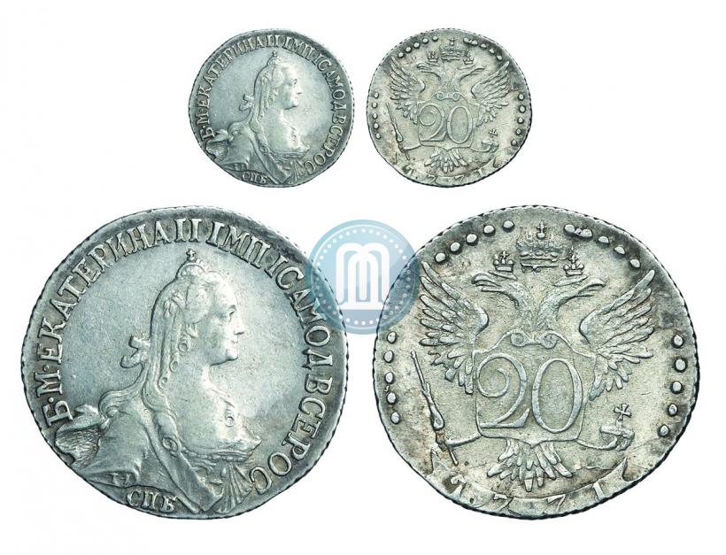 Picture 20 kopecks 1771 year СПБ 