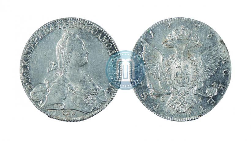Picture 1 rouble 1776 year СПБ-ЯЧ 