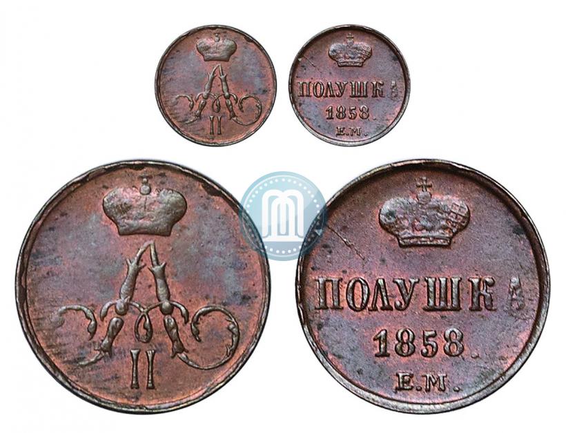 Picture Polushka 1858 year ЕМ 