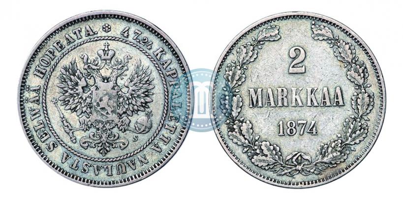 Фото 2 марки 1874 года S 