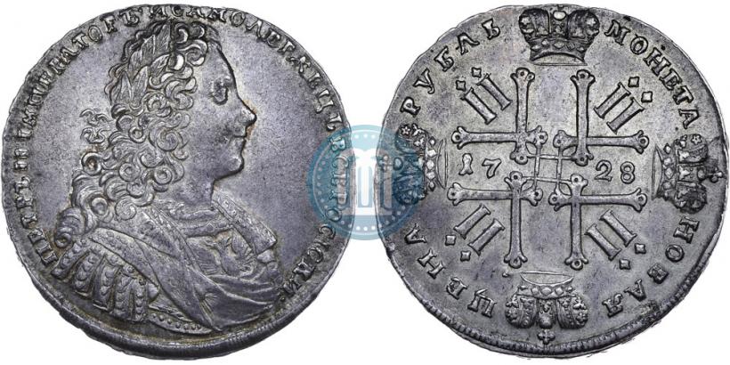 Picture 1 rouble 1728 year  "Type of 1728"