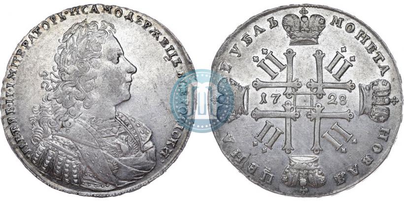 Picture 1 rouble 1728 year  "Type of 1728"