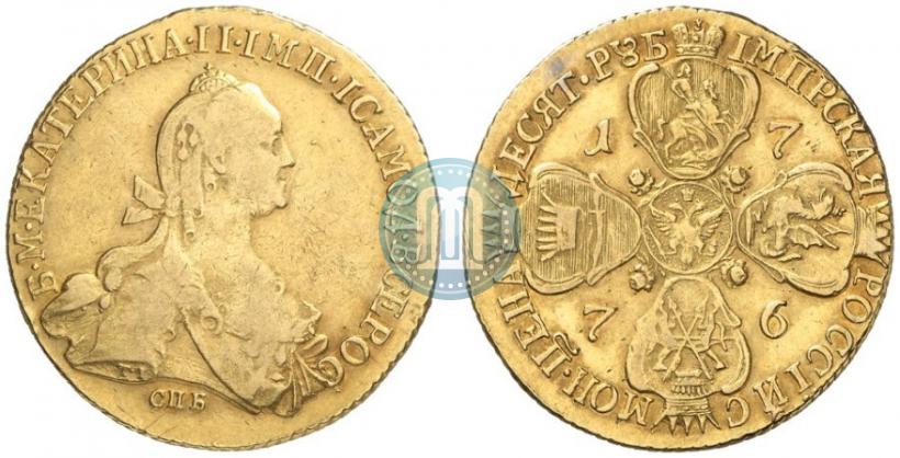 Фото 10 рублей 1776 года СПБ 