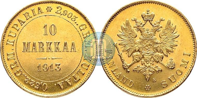 Picture 10 markkaa 1913 year S 