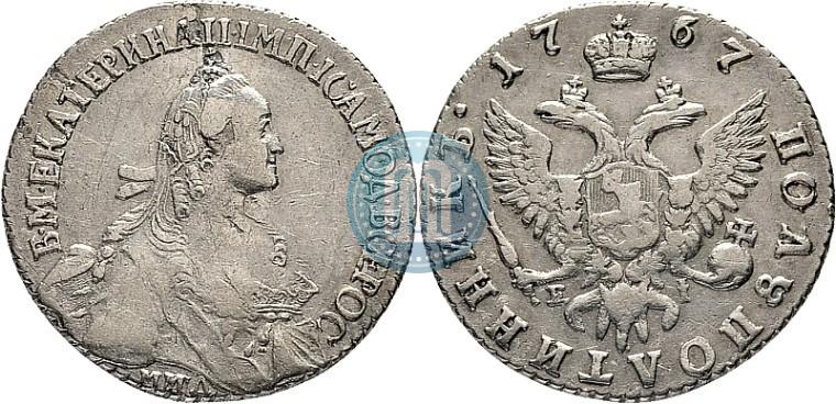 Фото Полуполтинник 1767 года ММД-EI 