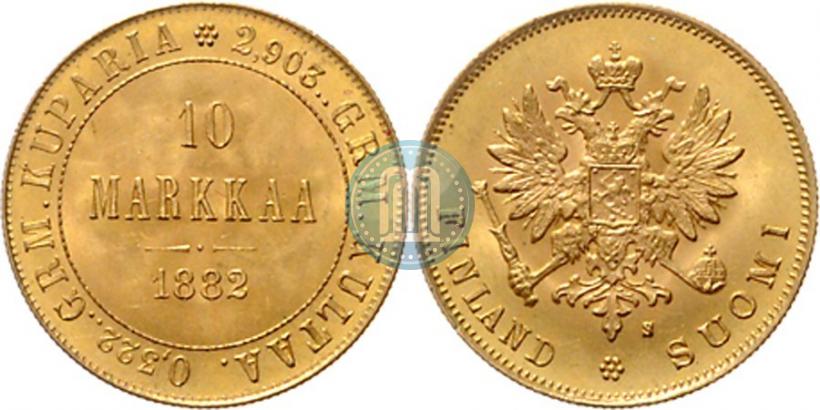 Фото 10 марок 1882 года S 