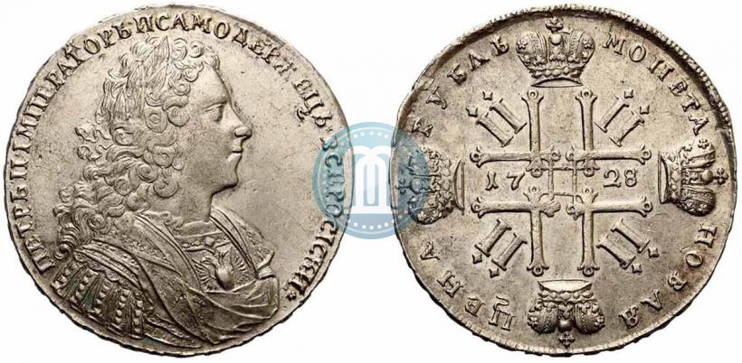 Picture 1 rouble 1728 year  "Type of 1728"