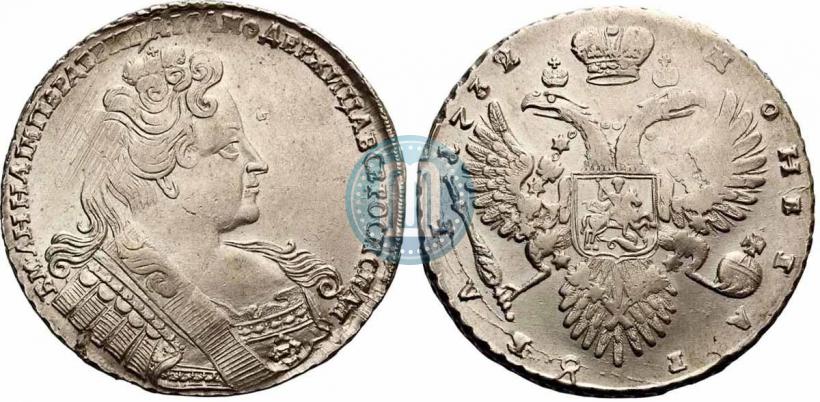 Фото 1 рубль 1732 года  