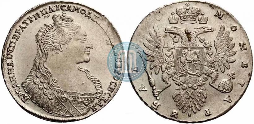 Picture 1 rouble 1736 year  "Type of 1735"