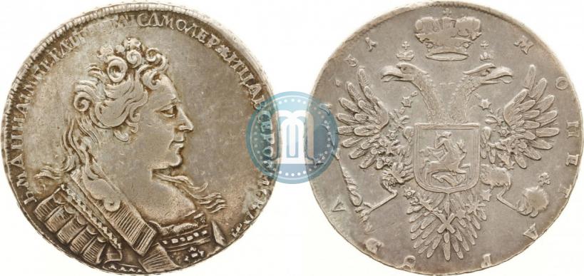 Picture 1 rouble 1731 year  