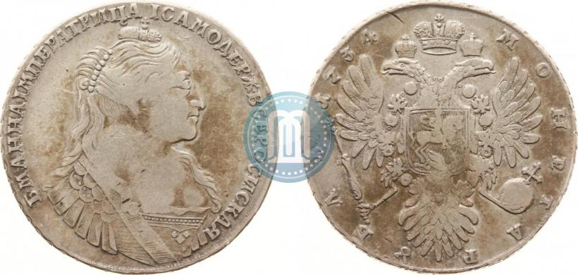 Picture 1 rouble 1734 year  "Type of 1735"