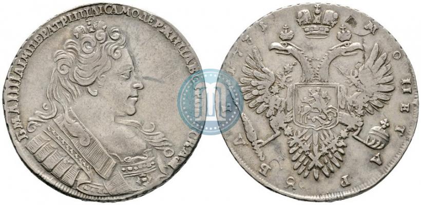 Picture 1 rouble 1731 year  