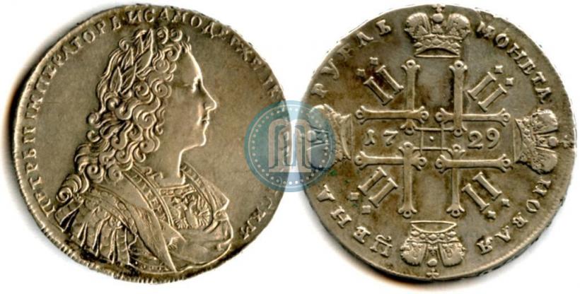Picture 1 rouble 1729 year  "Type of 1728"