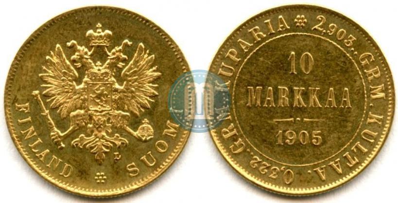 Picture 10 markkaa 1905 year L 