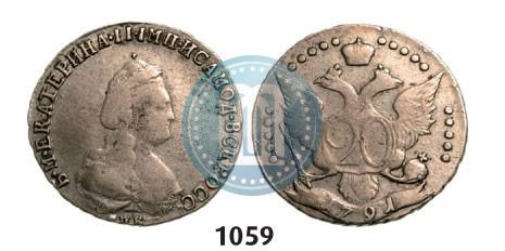Picture 20 kopecks 1791 year СПБ 