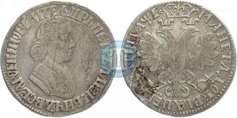Picture Poltina 1705 year  "Portrait by F. Alekseev"