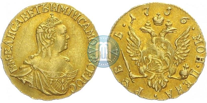 Picture 1 rouble 1756 year  