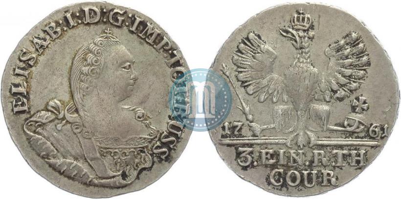 Picture 1/3 Thaler 1761 year  