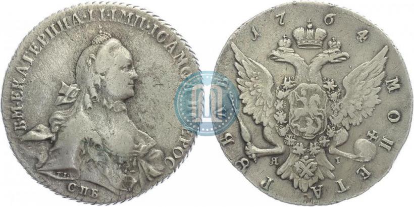 Picture 1 rouble 1764 year СПБ-ЯI 