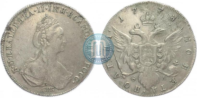 Фото Полтина 1778 года СПБ-ФЛ 