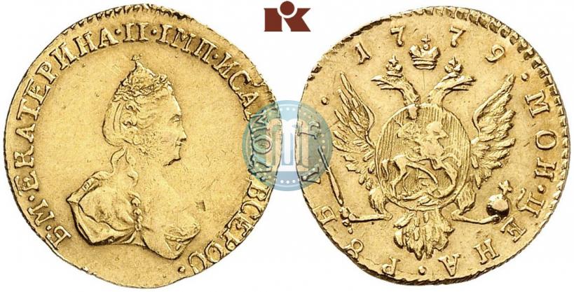 Picture 1 rouble 1779 year  