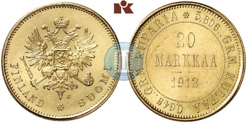 Picture 20 markkaa 1912 year S 